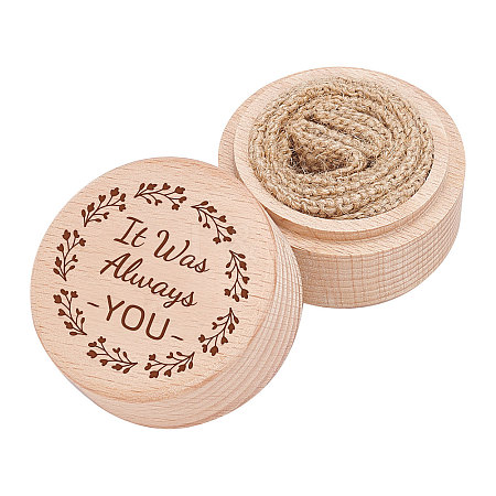 Wood Ring Box OBOX-WH0009-008-1