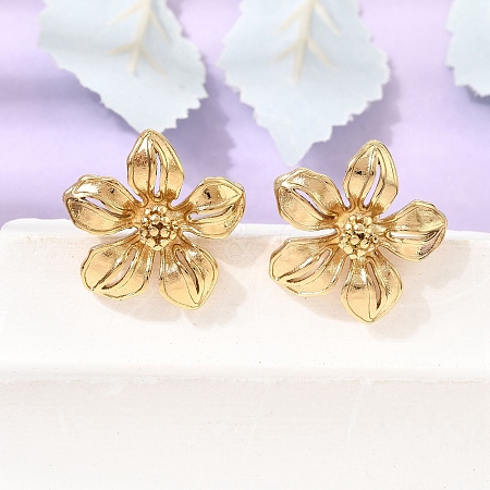 304 Stainless Steel Stud Earrings for Women SA-CBAF6AD-18G-D-1