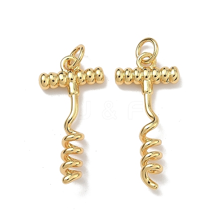 Brass Pendants KK-Z153-14G-1