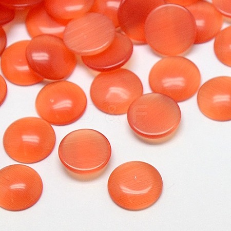 Cat Eye Cabochons CE-J002-8mm-01-1