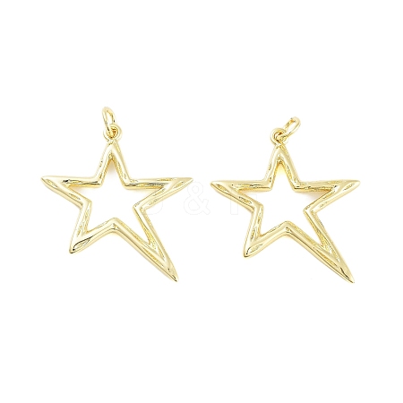 Rack Plating Brass Pendants KK-C056-03G-1