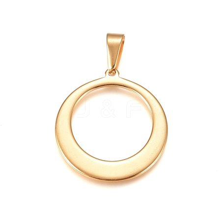 304 Stainless Steel Pendants STAS-I135-36G-1