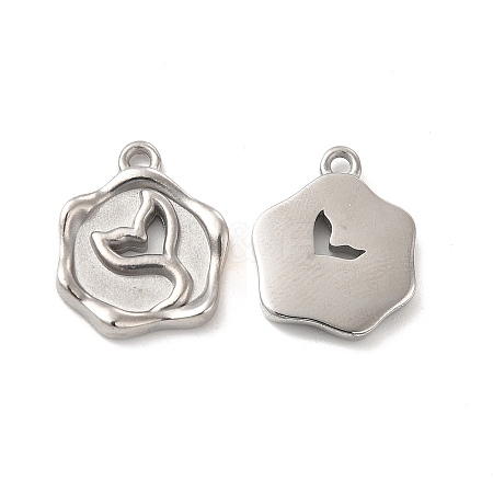 Non-Tarnish 304 Stainless Steel Pendants STAS-F284-16P-1