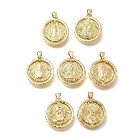 Brass Pendants KK-D431-032G-1