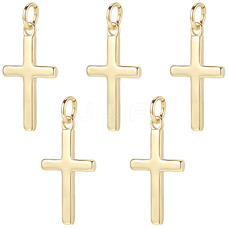 12Pcs Brass Pendants KK-BBC0024-56G-1