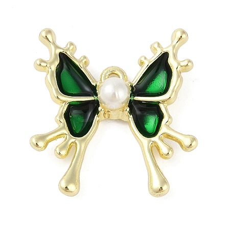 Alloy Enamel Pendants FIND-K018-01G-1