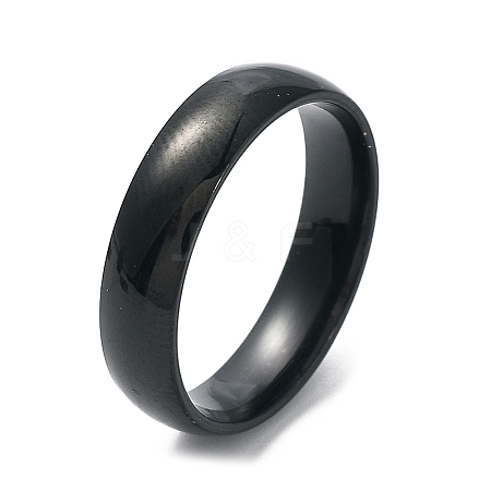 Ion Plating(IP) 304 Stainless Steel Flat Plain Band Rings STAS-I160-B-22mm-B-1