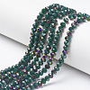 Electroplate Opaque Glass Beads Strands EGLA-A034-P4mm-F06-1