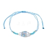 Adjustable Nylon Cord Braided Beads Bracelets BJEW-MZ00170-06-2