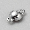 Faceted Glass Flat Round Connector Charms FIND-WH20042-56E-2