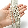 Eco-Friendly Glass Pearl Beads Strands HY-A008-8mm-RB007-4