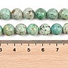 Natural Peruvian Turquoise(Jasper) Beads Strands G-F836-A02-8mm-5