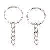 Iron Split Key Rings with Chain FIND-B028-19P-1