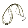 1MM Waxed Cord 5-Strand Necklace Making MAK-C005-01-2