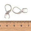 304 Stainless Steel Leverback Earring Findings STAS-U025-01P-02-3