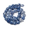 Natural Blue Aventurine Beads Strands G-B022-34C-4