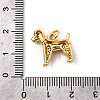Brass Micro Pave Clear Cubic Zirconia Pendants KK-I360-049G-3