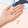 Brass Cubic Zirconia Beads ZIRC-F001-31G-4