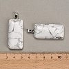Natural Howlite Pendants GG-CBAA0EE-01P-18-2
