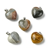 Natural Picasso Jasper Pendants G-F820-10A-10-1