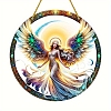 Angle Round Acrylic Pendant Decorations PW-WG2A0DC-01-1