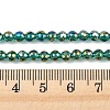 Electroplate Transparent Glass Beads EGLA-B013-02A-AB08-4