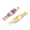 Printed Brass Pendants KK-CBA42CA-03G-04-2