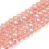 Electroplate Glass Beads Strands LS-EGLA-A044-T4mm-L21-1
