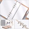  20Pcs 2 Colors 3 Ring Iron Loose Leaf Book Binder Hinged Rings IFIN-NB0001-44-6