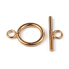 304 Stainless Steel Ring Toggle Clasps X-STAS-L176-12-3