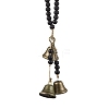 Iron Witch Bell & Alloy Key Pendant Decorations KEYC-JKC00884-1