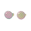 Ion Plating(IP) 304 Stainless Steel Ear Stud Findings STAS-O119-16C-M-2