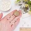 50Pcs Brass Ear Nuts KK-WR0001-78G-3