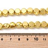 Electroplate Glass Beads Strands EGLA-F166-04B-G-4
