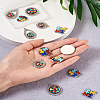 12Pcs 6 Style Zinc Alloy Enamel Pendants FIND-TA0001-63-19