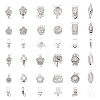 24 Sets 12 Style Brass Box Clasps KK-PH0002-55-1