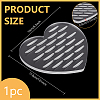 Acrylic Coin Base Display Holder ODIS-WH0078-05B-2