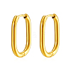 Stylish Stainless Steel Oval Hoop Earrings YV3043-4-1