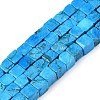 Natural Turquoise Beads Strands G-T139-6x6-10A-4