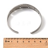 201 Stainless Steel Cuff Bangles for Women LS-BJEW-F507-03P-3