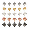 Beadthoven 100Pcs 5 Color Stainless Steel Pendants STAS-BT0001-14-14