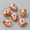 Handmade Lampwork Beads GLAA-WH0032-11D-1