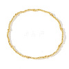 Bohemia Brass Round Beaded Stretch Bracelets TK0566-3-1
