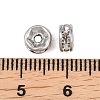 304 Stainless Steel Rhinestone Spacer Beads X-STAS-P444-01A-P-3