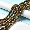 Natural Unakite Beads Strands G-G841-B13-4