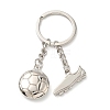 Alloy Football Shoe Keychains LS-KEYC-I119-06P-1