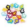 20Pcs 20 Colors Glass Beads Enamel Beads BLOW-TA0001-06-4