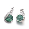 Synthetic Malachite Pendants G-L512-N03-2