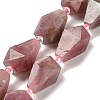 Natural Rose Quartz Beads Strands G-NH0005-B02-01-1