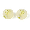Luminous Frosted Acrylic Beads FACR-T008-02P-2